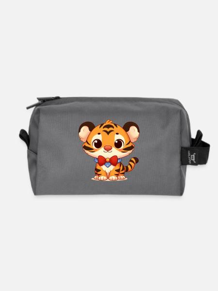 Tiger 3 - Recycled Toiletry Zip Bag - anthracite
