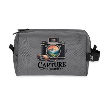 Capture the Journey - Recycelte Kulturtasche - Anthrazit - Vorne