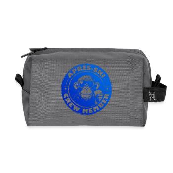 Monkey après-ski Team Dicton - Trousse de toilette en tissu recyclé - anthracite - Devant