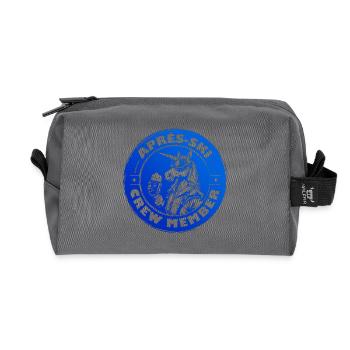 Dire de l’équipe d’après-ski Unicorn - Trousse de toilette en tissu recyclé - anthracite - Devant