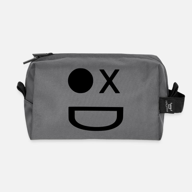 MSS_-_Retro_logo - Recycelte Kulturtasche - Anthrazit