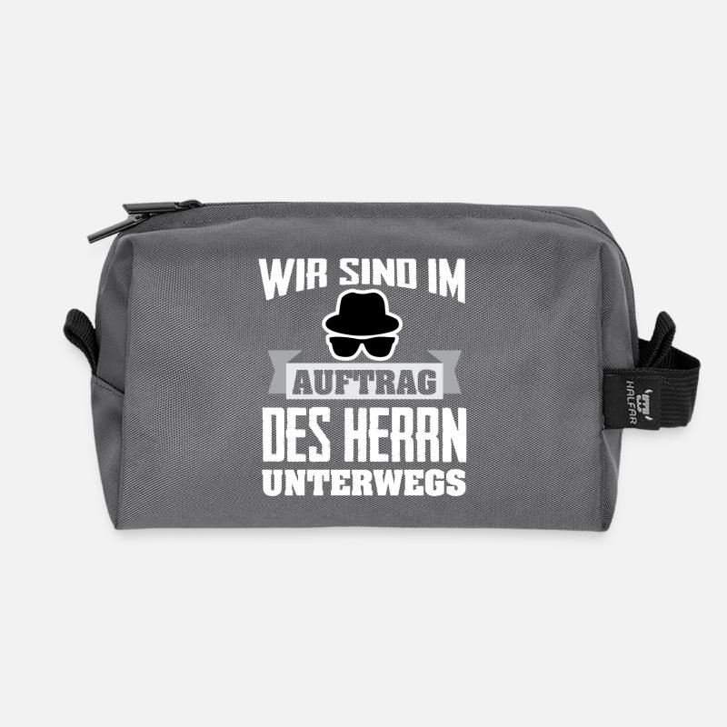 Im Auftrag des Herrn - Recycelte Kulturtasche - Anthrazit
