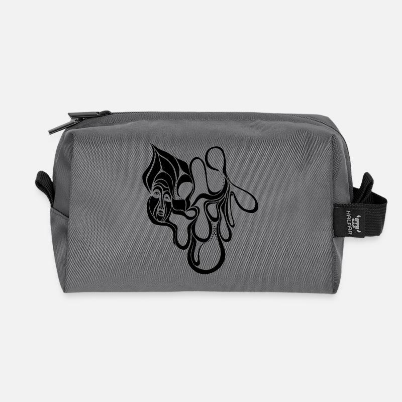 Turban - Recycelte Kulturtasche - Anthrazit