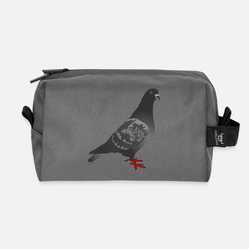 Taube - Recycelte Kulturtasche - Anthrazit