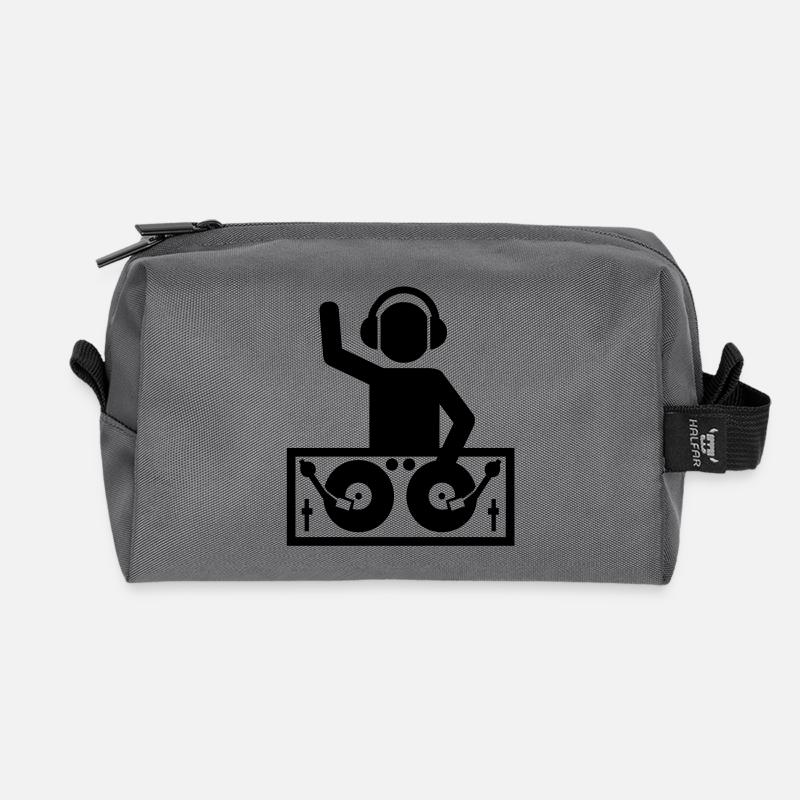DJ Turntables - Recycelte Kulturtasche - Anthrazit