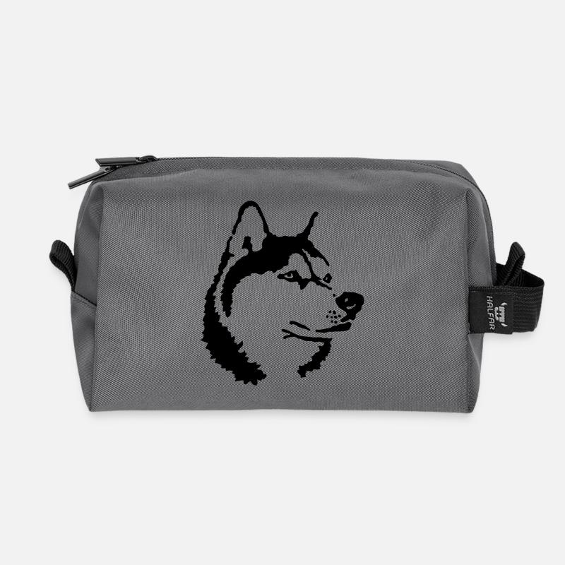 Husky - Recycelte Kulturtasche - Anthrazit