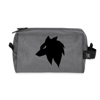 Mangawolf - Recycelte Kulturtasche - Anthrazit - Vorne