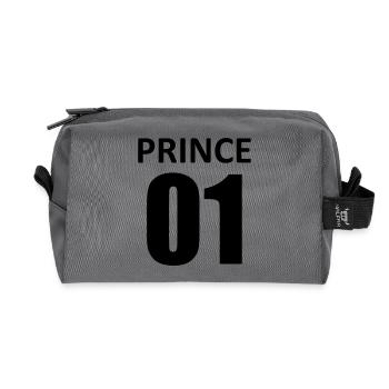 prince 01 - Recycelte Kulturtasche - Anthrazit - Vorne