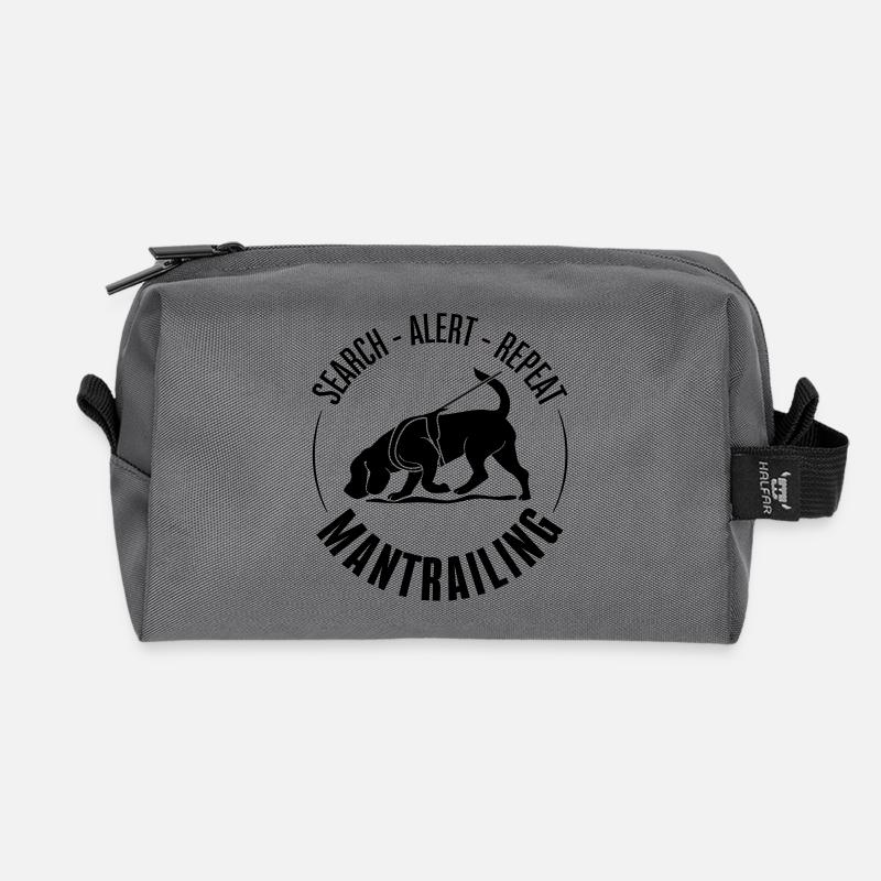 MANTRAILING Hundesport Suchhunde Hunde Hund - Recycelte Kulturtasche - Anthrazit