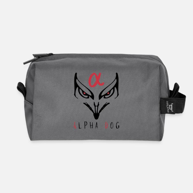 Alpha Night Silhouette - Recycelte Kulturtasche - Anthrazit