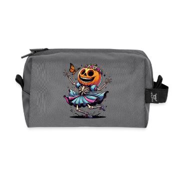 Funny Halloween Princess - Recycled Toiletry Zip Bag - anthracite - Front