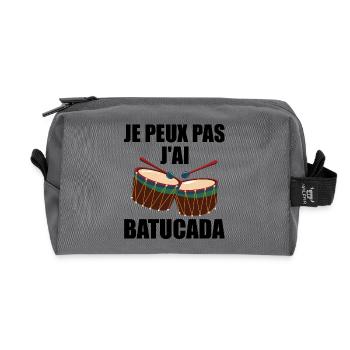 I Can't I Batucada - Humor Musik - Recycelte Kulturtasche - Anthrazit - Vorne