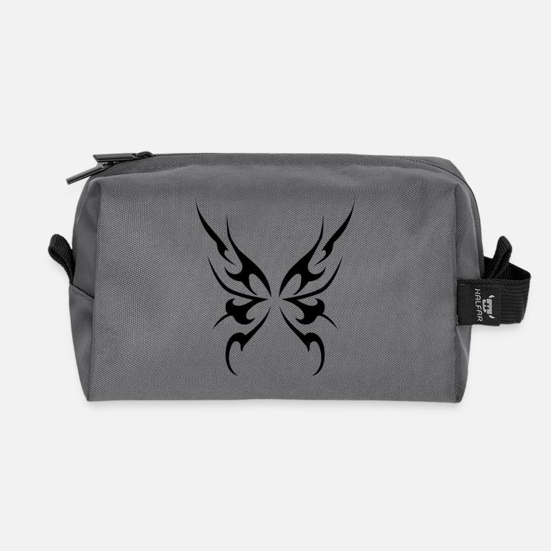 Neo-Stammes-Schmetterling - Recycelte Kulturtasche - Anthrazit