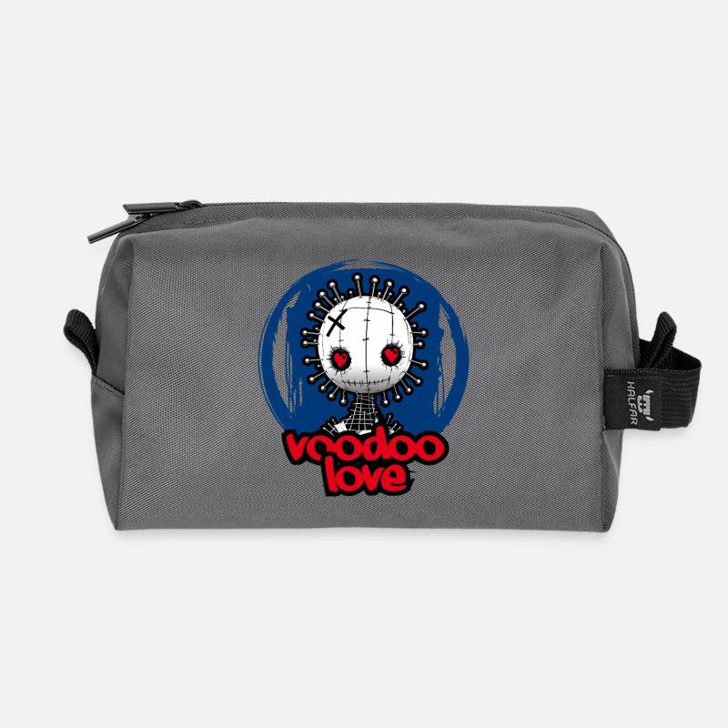 Voodoo-Liebe - Recycelte Kulturtasche - Anthrazit
