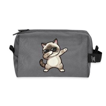 Dab Ragdoll Cat - Trousse de toilette en tissu recyclé - anthracite - Devant