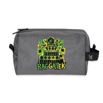 Raggatek Jungle Soundsystem - Recycelte Kulturtasche - Anthrazit - Vorne