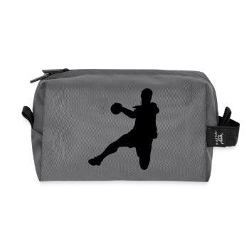 Handball - Recycled Toiletry Zip Bag - anthracite - Front