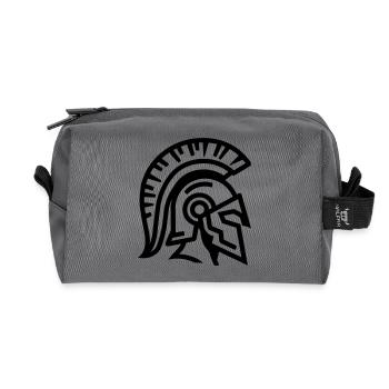 Spartan - Recycled Toiletry Zip Bag - anthracite - Front