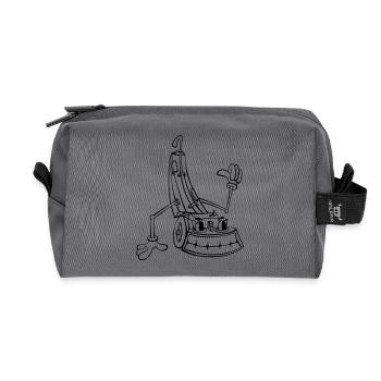 Crazy Staubsauger - Recycelte Kulturtasche - Anthrazit - Vorne