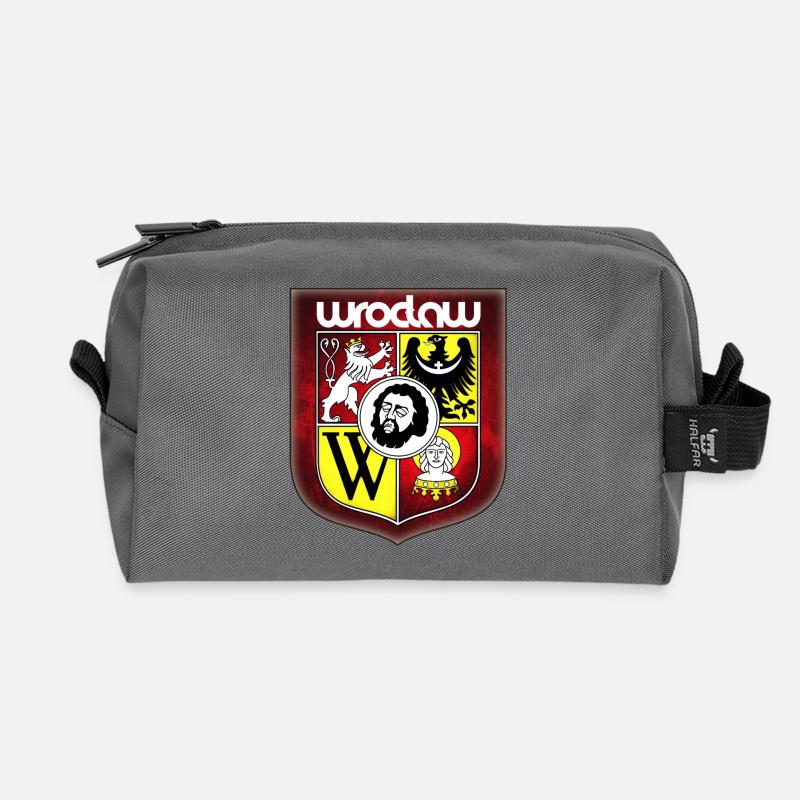 Breslau - Polen - Recycelte Kulturtasche - Anthrazit