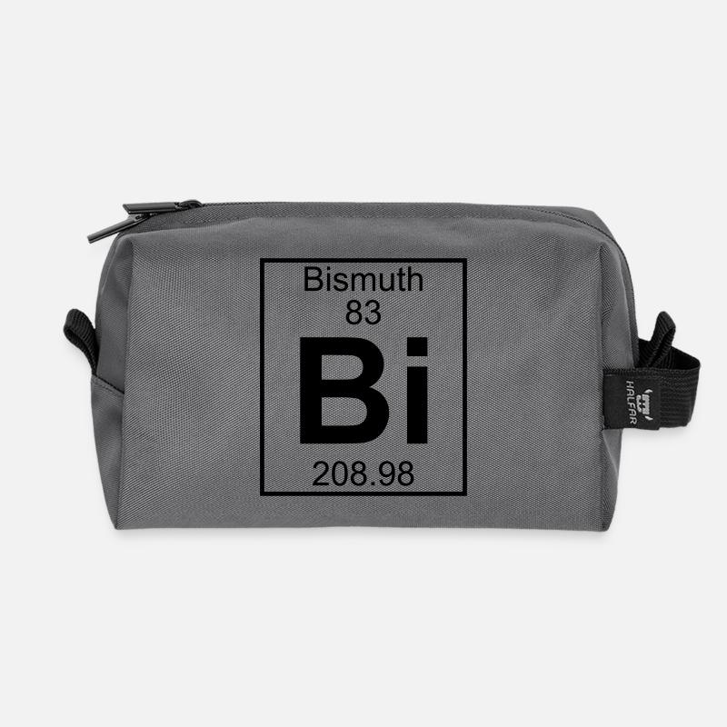 Element 083 - Bi (bismuth) - Full - Trousse de toilette en tissu recyclé - anthracite