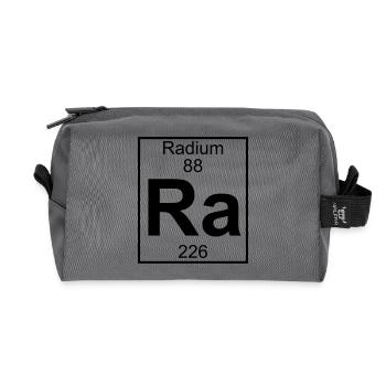 Element 088 - Ra (radium) - Full - Recycelte Kulturtasche - Anthrazit - Vorne