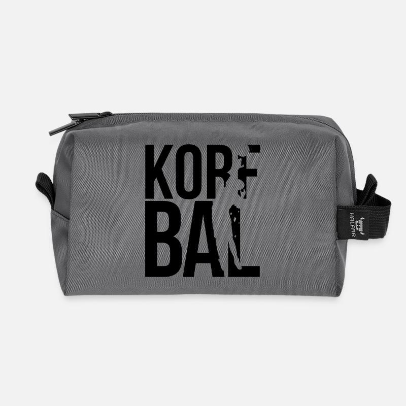 korfbal korfball - Recycelte Kulturtasche - Anthrazit
