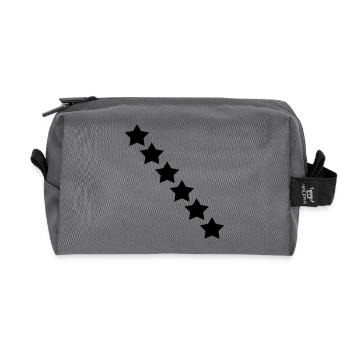 stars - Recycelte Kulturtasche - Anthrazit - Vorne