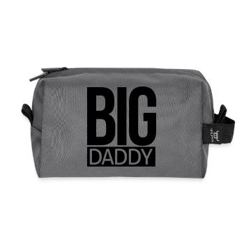 big daddy - Recycled Toiletry Zip Bag - anthracite - Front