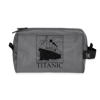 Titanic - Trousse de toilette en tissu recyclé - anthracite - Devant