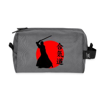Aikido - Recycled Toiletry Zip Bag - anthracite - Front