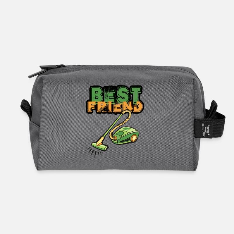 Staubsauger Best Friend - Recycelte Kulturtasche - Anthrazit