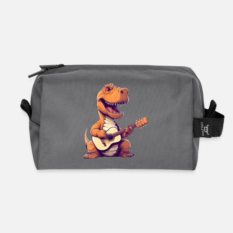 Trex Giitarrist Gitarrenspieler - Recycelte Kulturtasche - Anthrazit