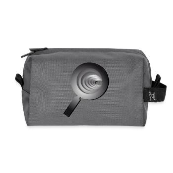 3D magnifying glass - Lupe - Recycelte Kulturtasche - Anthrazit - Vorne