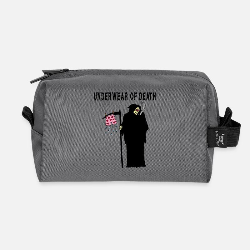 Die Unterhose des Todes - Recycelte Kulturtasche - Anthrazit