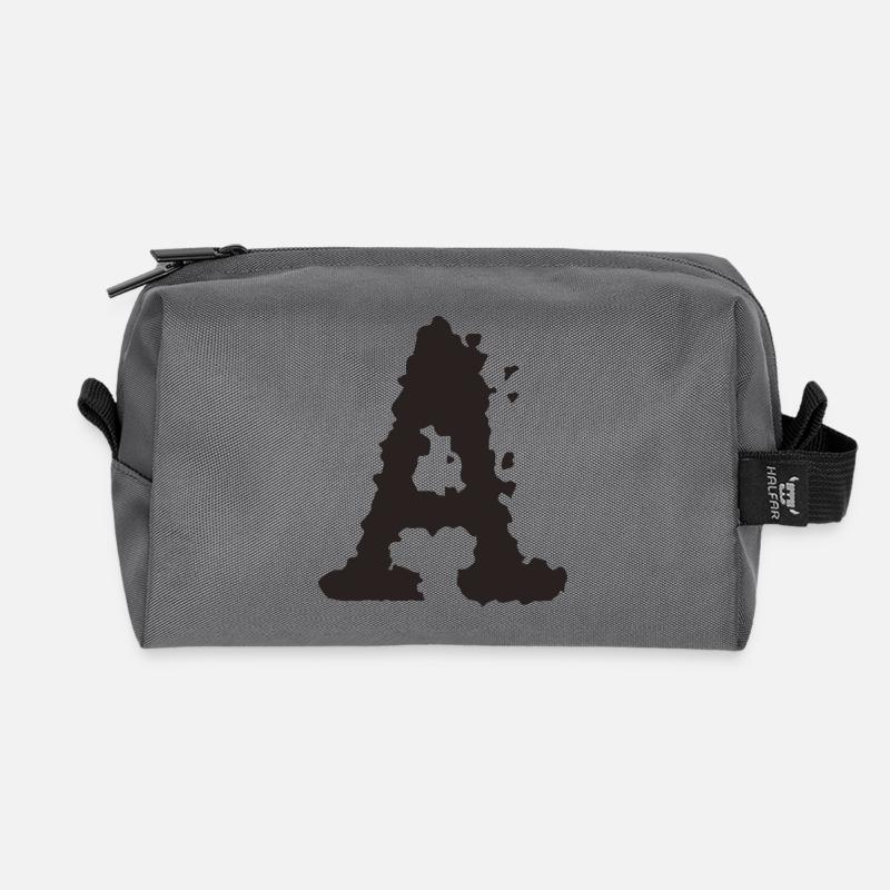 A - Recycelte Kulturtasche - Anthrazit
