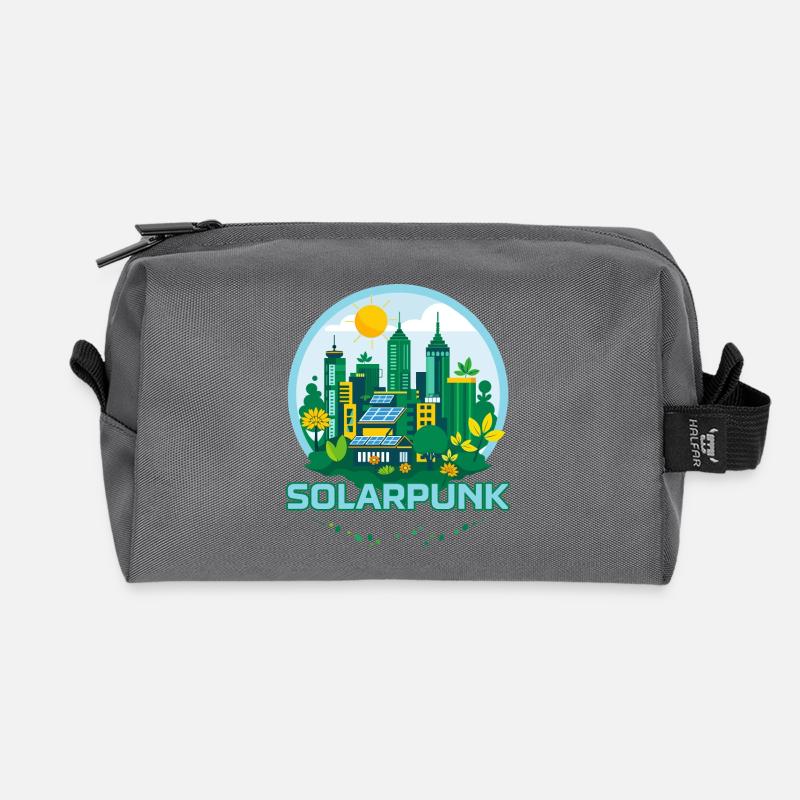 Solarpunk - Recycelte Kulturtasche - Anthrazit
