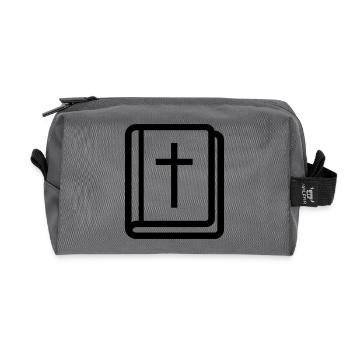 Bibel - Recycelte Kulturtasche - Anthrazit - Vorne