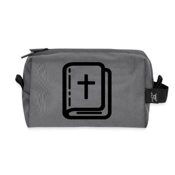 Bibel - Recycelte Kulturtasche - Anthrazit - Vorne