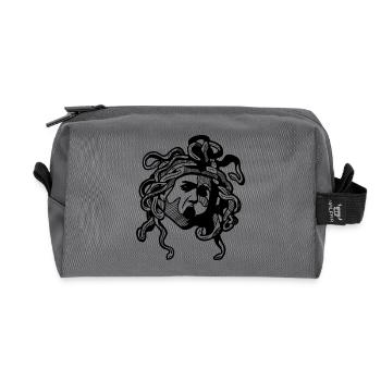Tête de Méduse Caravage - Trousse de toilette en tissu recyclé - anthracite - Devant