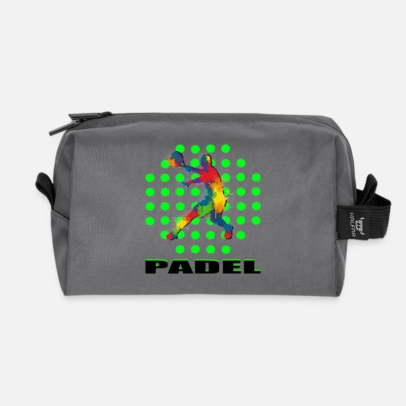 Padel - Recycelte Kulturtasche - Anthrazit