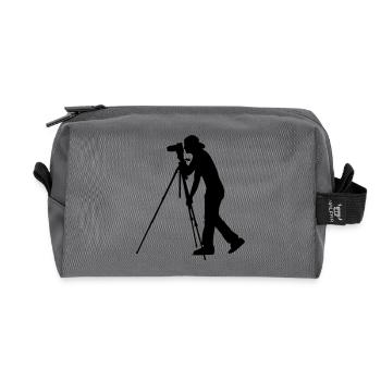 Photographer Fotograf Fotografie - Recycelte Kulturtasche - Anthrazit - Vorne