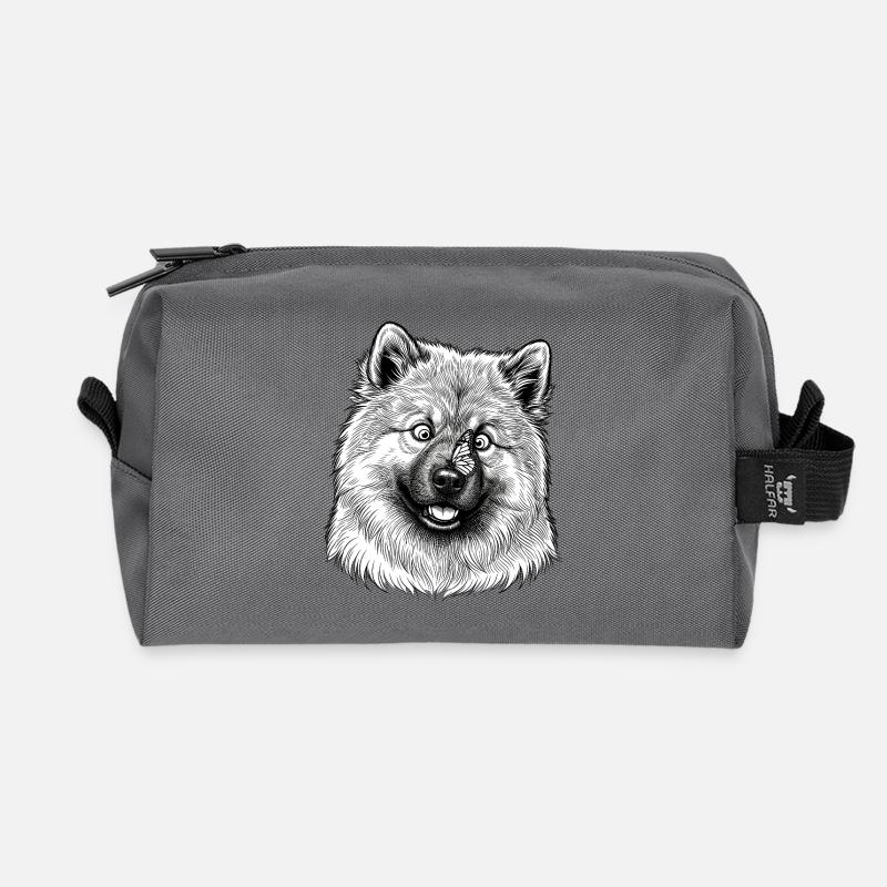 Eurasier | Butterfly - Recycelte Kulturtasche - Anthrazit