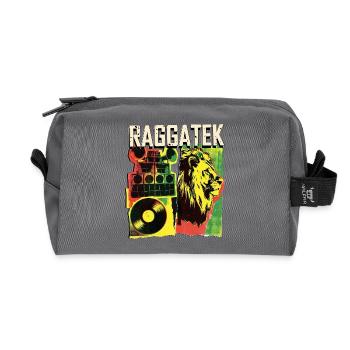 Raggatek Dub Reggae - Recycelte Kulturtasche - Anthrazit - Vorne