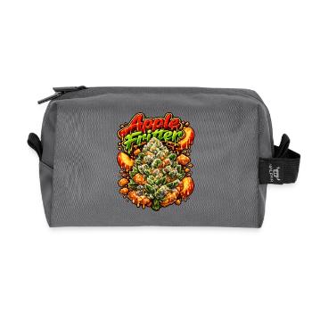 Graffiti Fritter Imprimé - Trousse de toilette en tissu recyclé - anthracite - Devant