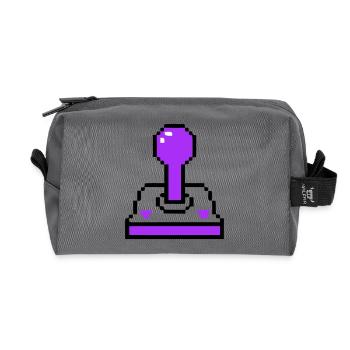 Arcade Joystick Retro Konsole - Recycelte Kulturtasche - Anthrazit - Vorne