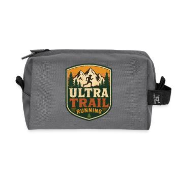 Ultra Trail Running - Trousse de toilette en tissu recyclé - anthracite - Devant