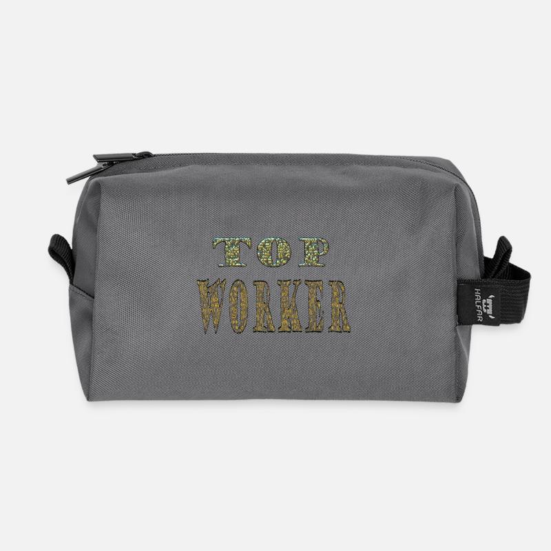 Top Worker  - Recycelte Kulturtasche - Anthrazit