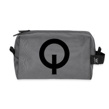 Optimist - Recycelte Kulturtasche - Anthrazit - Vorne
