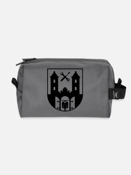 Simson Suhl Wappen - Recycelte Kulturtasche - Anthrazit